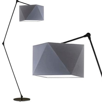 Lampa podłogowa do czytania modna abażur LED