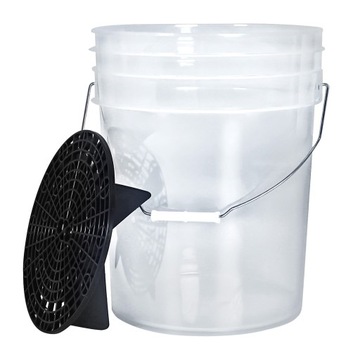 WIADRO DETAILINGOWE TRANSPARENTNE BLANCO 20L + SEPARATOR BRUDU