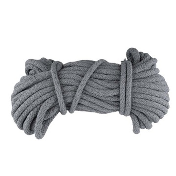 SZNUREK BAWEŁNIANY 10mm 25m OKRĄGŁY SZARY 1627