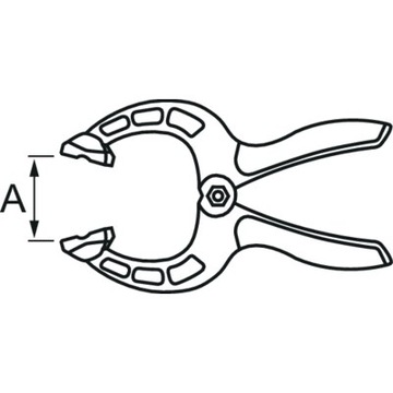 Пружинный зажим BAHCO 25 мм