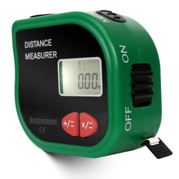 УЛЬТРАЗВУКОВАЯ ИЗМЕРИТЕЛЬНАЯ ЛЕНТА ДИАПАЗОНА 18м + ЛАЗЕР