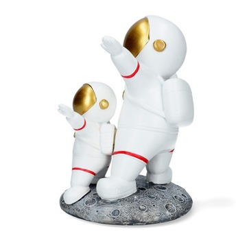 FIGURKA ASTRONAUTA ŻYWICZNA KOSMOS DEKORACYJNA XL