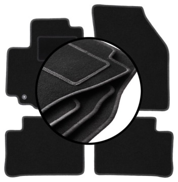 Velurové koberce komplet pro: Opel Agila B hatchback (2008-2014)