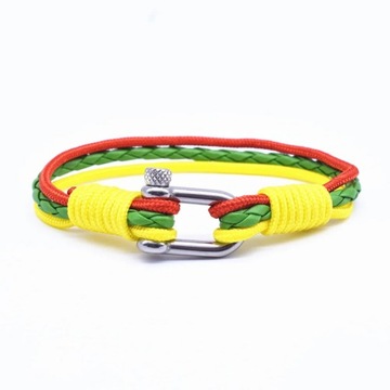 2018 Flag Bracelet Jewelry Stainless Steel Bolt