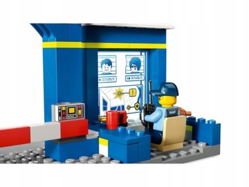 LEGO CITY 4+ ПОЛИЦЕЙСКИЙ ПОСТ — ПОГОНЯ 60370