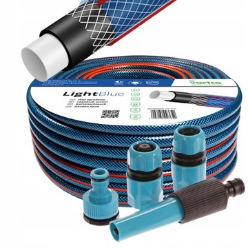 4-СЛОЙНЫЙ САДОВЫЙ ШЛАНГ 22 БАР 3/4 30 М + НАКОНЕЧНИК СПРИНКЕР ПОЛИРОВКА