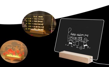 Креативная доска LED ночник НАПИШИТЕ ЧТО ХОТИТЕ 30*20см