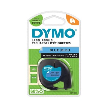 Taśma DYMO LETRATAG 12mm/4m plastikowa niebieska