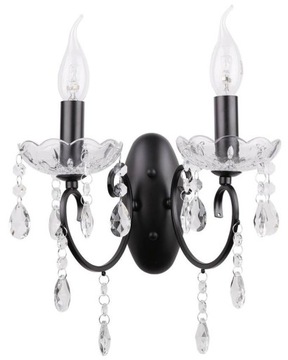 Kinkiet klasyczny Lampa ścienna kryształ Glamour
