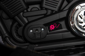 Мотоцикл Чоппер FASTER белый для детей до 4 лет.