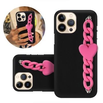 ETUI BLINK Mat Czarne do IPHONE 13 PRO MAX Serce