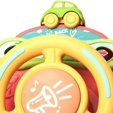 Имитация тележки Роликовый руль красный 27х9см