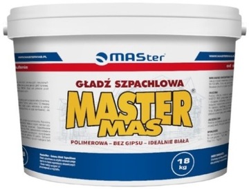 MASTER MAS GOTOWA GŁADŹ SZPACHLOWA 18kg