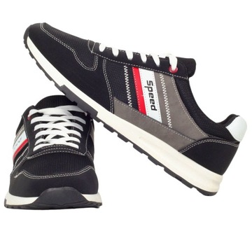 BUTY MĘSKIE SPORTOWE SNEAKERSY OBUWIE WIĄZANE