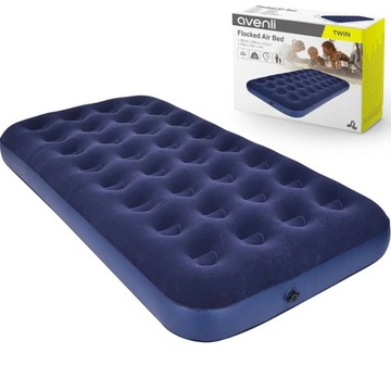 Materac jednoosobowy Avenli 191 x 73 x 22 cm odcienie niebieskiego