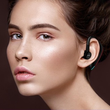 Bluetooth-наушники с громкой связью с одним ухом, 25 часов, репортер вызовов