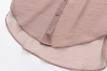 Женская рубашка больших размеров из тонкого ледяного шелка Sun