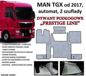 Коврики PRESTIGE LINE Man TGX 2017 г. 2 ящика