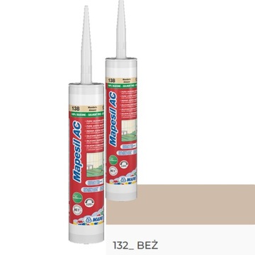 MAPEI SILIKON MAPESIL AC 132 BEŻ