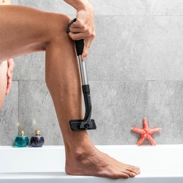 Бритва для тела и спины InnovaGoods Extaver с выдвижной ручкой