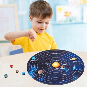 Деревянный пазл System Eight Planets Toys