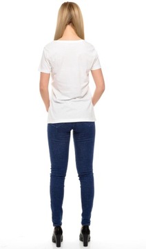 ESPRIT t-shirt damski white SHORTSLEEVE _ XL 42