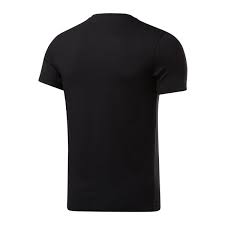 Reebok t-shirt koszulka męska czarna bawełniana klasyczna GJ0136 L