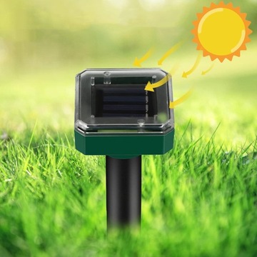 ОТПУСКАТЕЛЬ СОЛНЕЧНЫХ КРОТОВ, 2 ШТ., ВОДОНЕПРОНИЦАЕМЫЙ IP65, ДЛЯ ПОЛЕВОК, МЫШЕЙ