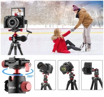 Цельная панорамная головка ULANZI U-70, быстроразъемный разъем Arca Swiss 1/4 и 3/8.