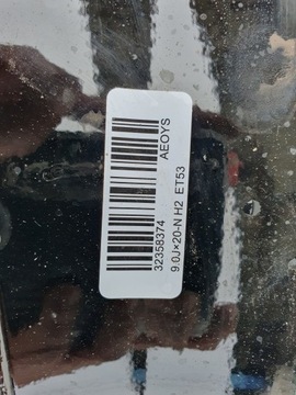 ОБОД VOLVO POLESTAR 9jx20 ET53 32358374