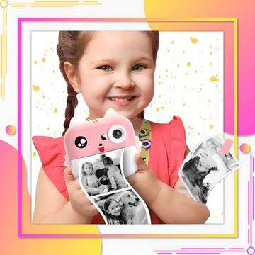 DRUKUŚ 3.0 ТЕРМОПРИНТЕР ФОТОКАМЕРА МГНОВЕННОЙ ФОТО +11 РОЛИКОВ