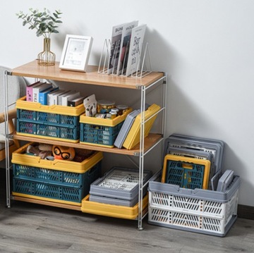 СКЛАДНАЯ КОРЗИНА ДЛЯ ДОМАШНИХ АВТОМОБИЛЕЙ С РУЧКАМИ