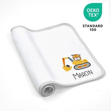 RĘCZNIK DO PRZEDSZKOLA ŻŁOBKA Z IMIENIEM DLA PRZEDSZKOLAKA DLA DZIECI 50x30