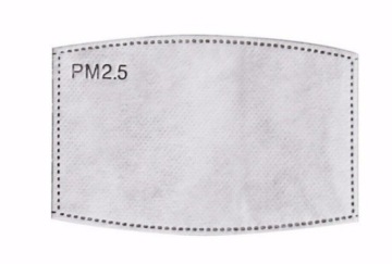FILTR do MASECZEK HEPA PM2.5 WĘGIEL FFP2 N95
