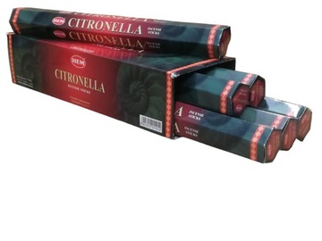 INDYJSKIE KADZIDEŁKA CITRONELLA CYTRONELLA HEM 120 szt. KADZIDŁA