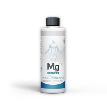 Chlorek magnezu w płynie Mg12 RAPID 100% biszofit do kąpieli skóry ciała 1l