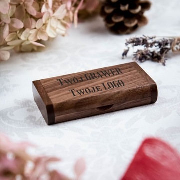 Флешка-накопитель ОРЕХ, 64 ГБ 3,0 + 3,2 USB-C TYPE C + КОРОБКА + ГРАВИРОВКА ВАШЕГО ЛОГОТИПА