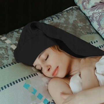 Шелковый спальный шарф и шапочка, 2 шт.