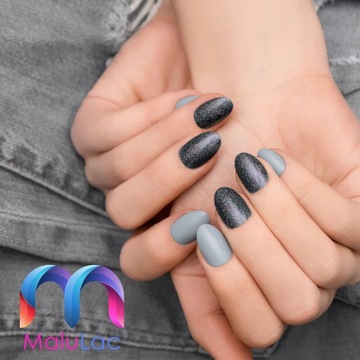 MaluLac lakier hybrydowy BIAŁY TROCHĘ INNY #1101