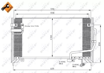 NRF CHLADIČ KLIMATIZACE 35650