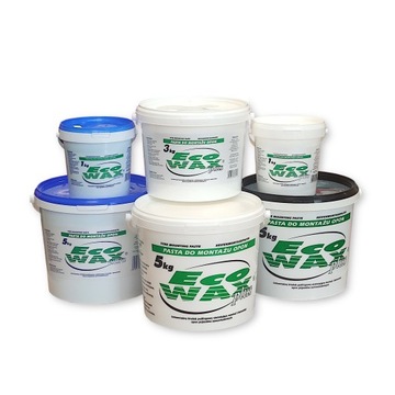 Паста-мазь-смазка-мыло для шиномонтажа, черная, густая, эффективная ECO WAX 5кг.