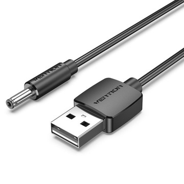 Kabel Zasilający USB do DC 3,5mm 5V 1,5m Vention