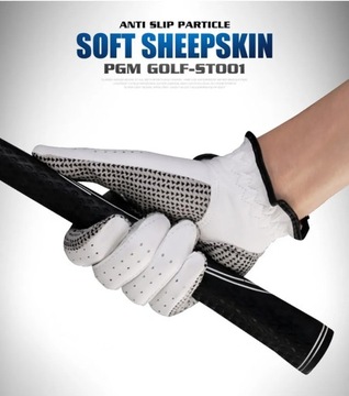 PGM 1pc Golf Gloves Men'S Left Hand Right Hand Soft Breathable Sheepskin