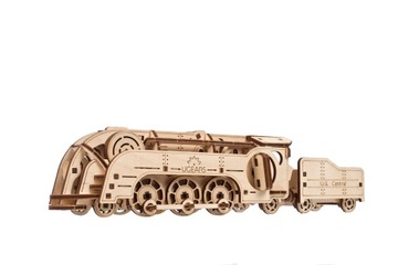 Mini lokomotywa mechaniczne puzzle 3D UGears