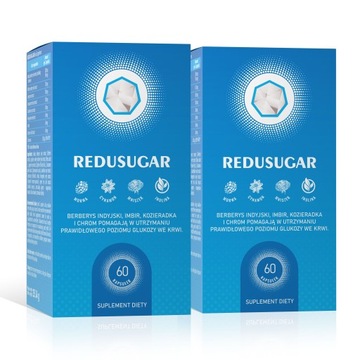 2x REDUSUGAR cukier hamuje ochotę na słodkie!