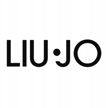 LIU JO - T-shirt z logo i guzikami biały M