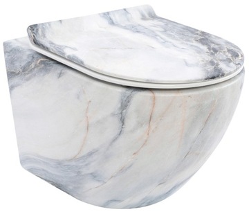 MISA WC PODWIESZANA CARLOS SLIM RIMLESS GRANIT MAT