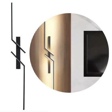 LAMPA ŚCIENNA WEWNĘTRZNA KINKIET LED NOWOCZESNA 100CM B.CIEPŁA 16W
