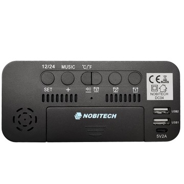 ЭЛЕКТРОННЫЕ СВЕТОДИОДНЫЕ ЧАСЫ, ТЕМПЕРАТУРНЫЙ БУДИЛЬНИК