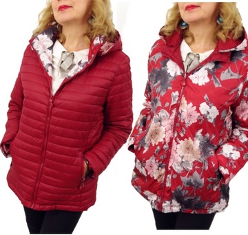 Kurtka Dwustronna Wiosenna Jesienna ALICE 50 5XL